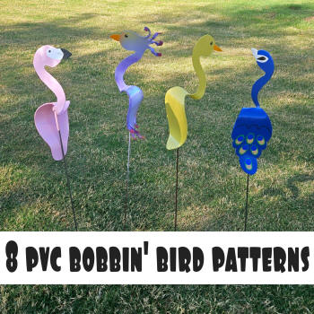 pvc pipe patterns pvc bobbin' birds